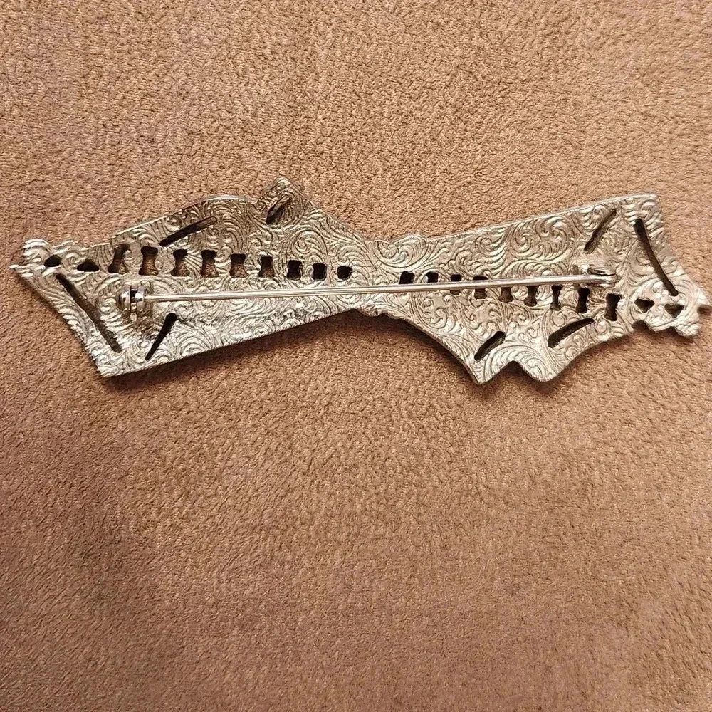 Silver Statement Brooch